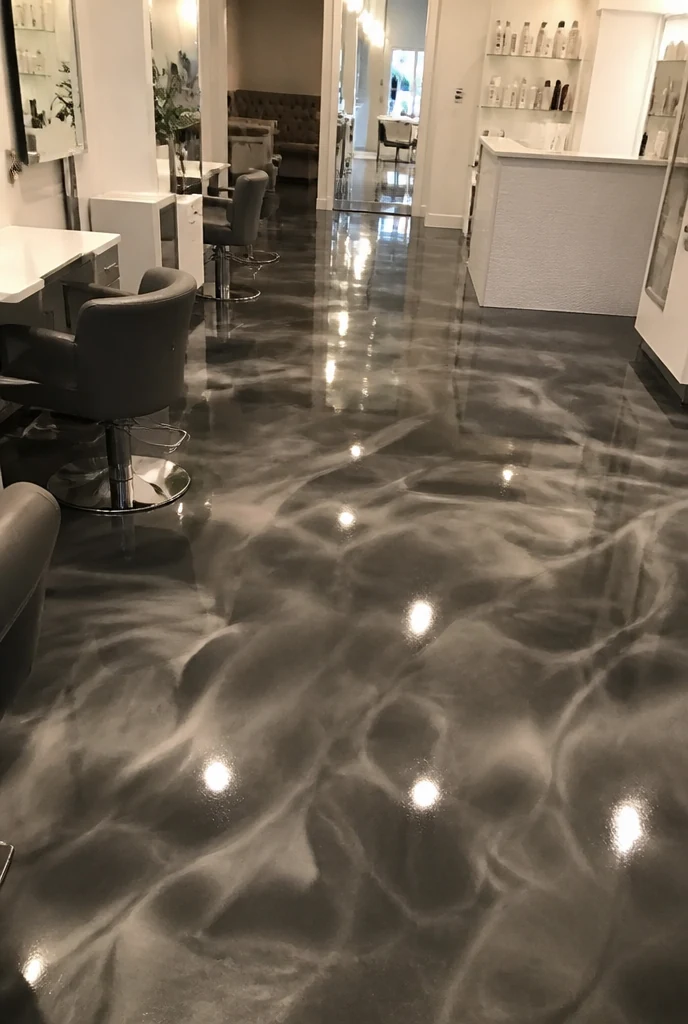 Metallic & Marble Floors